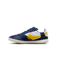 Nike Street Gato Straatvoetbalschoenen Kids Donkerblauw Geel Wit
