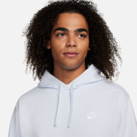 Nike Sportswear Club Hoodie Fleece Light Blue White