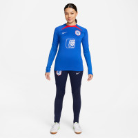 Nike Nederland Trainingstrui 2023-2025 Dames Blauw Rood Wit