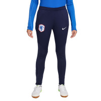 Nike Nederland Strike Trainingsbroek 2023-2025 Dames Donkerblauw Wit