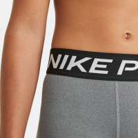 Nike Pro Slidingbroekje Meisjes Grijs Zwart Wit