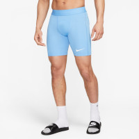 Nike Pro Dri-Fit Strike Slidingbroekje Lichtblauw Wit