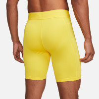 Nike Pro Strike Dri-Fit Sliding Shorts Yellow Black