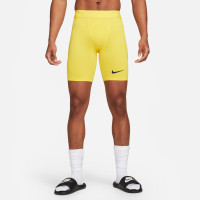 Nike Pro Strike Dri-Fit Slidingbroekje Geel Zwart