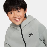 Nike Tech Fleece Trainingspak Sportswear Kids Grijs Zwart
