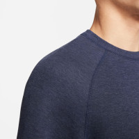 Nike Tech Fleece Crew Sweater Sportswear Donkerblauw Zwart