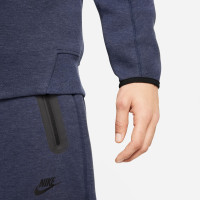 Nike Tech Fleece Crew Sweater Sportswear Donkerblauw Zwart