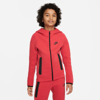 Nike Tech Fleece Trainingspak Sportswear Kids Rood Zwart
