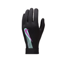 Nike Thermafit Academy Handschoenen Zwart Turquoise Paars