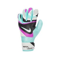 Nike Match Goalkeeper Gloves Kids Turquoise Black Purple White