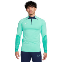 Nike Strike 23 1/4-Zip Training Sweater Turquoise Dark Blue White