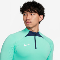 Nike Strike 23 1/4-Zip Trainingstrui Turquoise Donkerblauw Wit