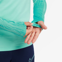Nike Strike 23 1/4-Zip Trainingspak Turquoise Donkerblauw Wit