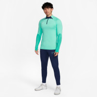 Nike Strike 23 1/4-Zip Trainingstrui Turquoise Donkerblauw Wit