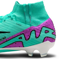 Nike Zoom Mercurial Superfly Elite 9 Gras Voetbalschoenen (FG) Turquoise Paars Zwart Wit