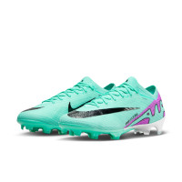 Nike Zoom Mercurial Vapor Elite 15 Grass Football Shoes (FG) Turquoise Purple Black White