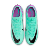 Nike Zoom Mercurial Vapor Elite 15 Gras Voetbalschoenen (FG) Turquoise Paars Zwart Wit