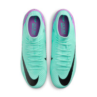 Nike Zoom Mercurial Superfly Academy 9 Gras / Kunstgras Voetbalschoenen (MG) Turquoise Paars Zwart Wit