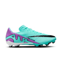 Nike Zoom Mercurial Vapor Academy 15 Gras / Kunstgras Voetbalschoenen (MG) Turquoise Paars Zwart Wit