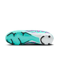 Nike Zoom Mercurial Vapor Academy 15 Gras / Kunstgras Voetbalschoenen (MG) Turquoise Paars Zwart Wit