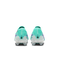 Nike Tiempo Legend Elite 10 Gras Voetbalschoenen (FG) Turquoise Zwart Paars Wit