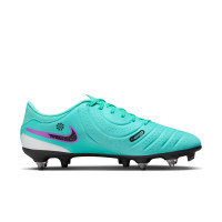 Nike Tiempo Legend Academy 10 Iron Nop Football Shoes (SG) Anti-Clog Turquoise Black Purple White