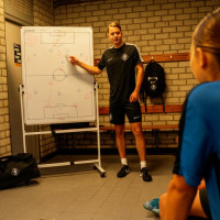 Nike KNVB Staff Trainingsshirt Heren Zwart Wit