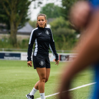 Nike KNVB Staff Trainingsbroekje Dames Zwart Wit