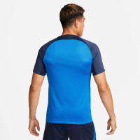 Nike Dri-Fit Strike III Voetbalshirt Blauw Donkerblauw Wit