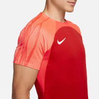 Nike Dri-Fit Strike III Voetbalshirt Rood Wit