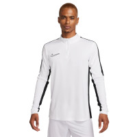 Nike Dri-FIT Academy 23 1/4-Zip Trainingstrui Wit Zwart