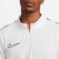 Nike Dri-FIT Academy 23 1/4-Zip Trainingstrui Wit Zwart