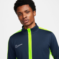Nike Dri-FIT Academy 23 Full-Zip Trainingsjack Donkerblauw Geel Wit