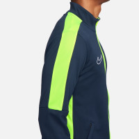 Nike Dri-FIT Academy 23 Full-Zip Trainingsjack Donkerblauw Geel Wit