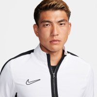 Nike Dri-FIT Academy 23 Full-Zip Woven Training Jacket White Black