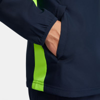 Nike Dri-FIT Academy 23 Full-Zip Woven Training Jacket Dark Blue Yellow White