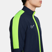 Nike Dri-FIT Academy 23 Full-Zip Woven Training Jacket Dark Blue Yellow White