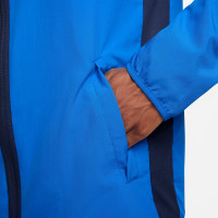 Nike Dri-FIT Academy 23 Full-Zip Woven Training Jacket Blue Dark Blue White