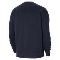 Nike Park 20 Fleece Crew Sweater Donkerblauw