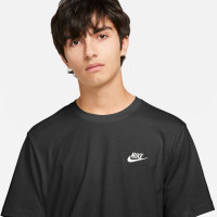 Nike Sportswear Club T-Shirt Zwart Wit