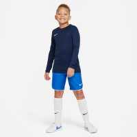 Nike Dry Park VII Kids Long Sleeve Football Shirt Dark Blue