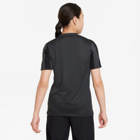 Nike Striped Division IV Voetbalshirt Kids Zwart Antraciet
