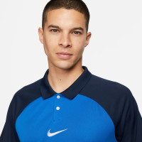 Nike Polo Academy Pro Blauw Donkerblauw