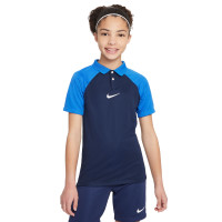 Nike Polo Academy Pro Kids Blauw Donkerblauw