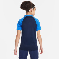 Nike Polo Academy Pro Kids Blauw Donkerblauw