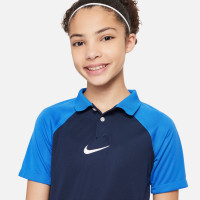 Nike Polo Academy Pro Kids Blauw Donkerblauw