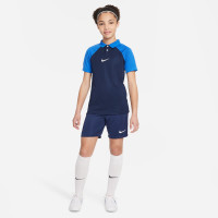 Nike Polo Academy Pro Kids Blauw Donkerblauw