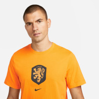 Nike Nederland WK 2022 Logo T-Shirt Oranje