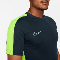 Nike Dri-Fit Academy 23 Training Shirt Dark Blue Yellow White