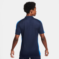 Nike Dri-Fit Academy 23 Polo Donkerblauw Blauw Wit